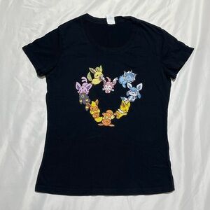 Pokemon Eevee Evolution Heart Shirt size small women’s
